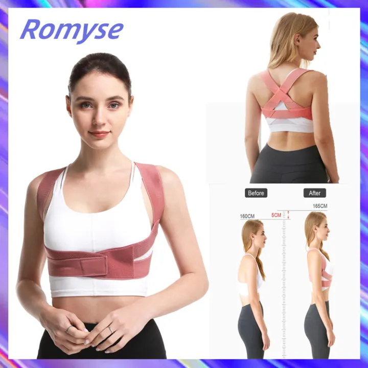 Romyse Posture Corrector Back Support Shoulder Back Brace Posture