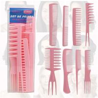 【CW】 8 Teeth Rat Tail Hair Comb Hairdressing Fork Set