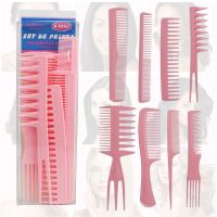 【CC】 8 Teeth Rat Tail Hair Comb Hairdressing Fork Set