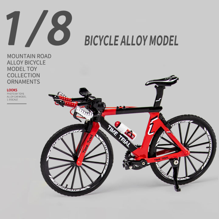 1-8มินิ-d-iecast-ล้อแม็กจักรยานรุ่นโลหะแข่งนิ้วจักรยานเสือภูเขากระเป๋าแบบพกพาจำลองการเก็บของเล่นสำหรับเด็ก