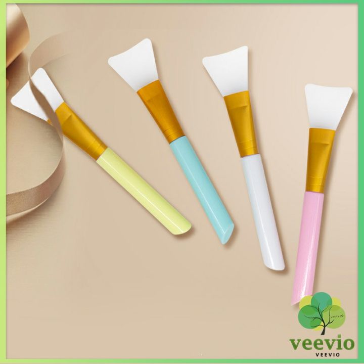 veevio-แปรงมาสก์ซิลิโคน-หน้ากาก-diy-เครื่องมือความงามแผ่นปาดครีมมาส์ก-mask-brush-สปอตสินค้า
