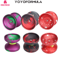 Yoyoformula [ฟรีของขวัญ] 1A ยาว Sleep การแข่งขัน Edition อะลูมินัมอัลลอยโยโย่โลหะ Original Professional ลูกโยโย่แบริ่งผีเสื้อประเภทโยโย่ไม่ตอบสนองสำหรับวัยรุ่น