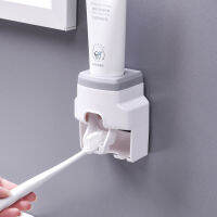 【Special sales】Automatic Toothpaste Dispenser Squeezer with Toothbrush Holder Wall Mounted for Bathroom Adults