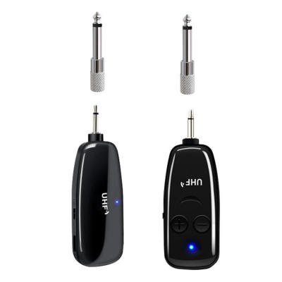 Guitar Wireless Microphone Audio Wireless Transmitter and Receiver Anti-interference Rechargeable Wireless UHF Technology for Guitars and Basses nearby