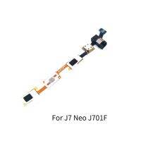 สําหรับ Samsung Galaxy J7 Neo Nxt Core J701F ปุ่มกดหน้าแรกเซนเซอร์แจ็คเสียงหูฟัง Flex Cable อะไหล่ซ่อม