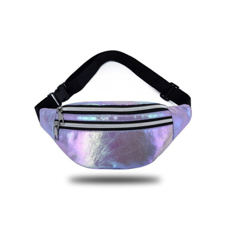 girls-bag-beach-travel-belt-hologram-banana-for-hip-bags-pu-zip-fanny-holographic-laser