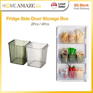 2pcs Refrigerator Side Door Special Storage Box Organization