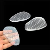 2PCS Non-Slip Pain Relief Shoes Insoles Massager High Heels Silicone Gel Forefoot Gel Pads Flat Feet Orthotic Arch Support Pads