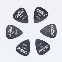 6 pieces Alice Guitar Picks in 1 Color Full Thickness 0.58 0.71 0.81 0.96 1.2 1.5 mm Black/White/Yellow/Red/Green/Blue/Orange