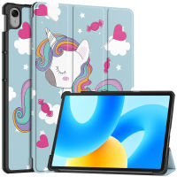 เคสเคสสำหรับหัวเหว่ย MatePad 11.5นิ้วเคส2023 MatePad 11.5 2023ภาพวาดสี Casing Tablet ล้อเลื่อนพับสามทบฝาครอบเปลือกแข็ง