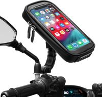 XMXCZKJ Motorcycle Mobile Support Moto Bicycle Stand For Smartphone Bike Waterproof Bag Cell Phone Case GPS Holder