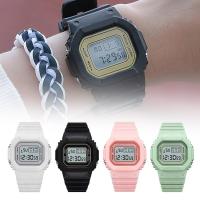 นาฬิกาสีลูกอมน่ารักสี่เหลี่ยม Jam Tangan Digital แนวสปอร์ตนาฬิกาข้อมือ แฟชั่น Unisex L0V6