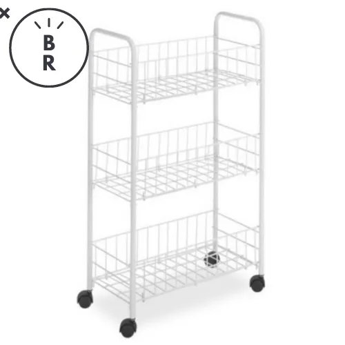 3Tier MultiPurpose Removable Kitchen Cart Storage Rack cart storage