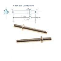 100ชิ้นหมุดซ็อกเก็ต Pcb ตัวผู้ขนาดเส้นผ่านศูนย์กลาง1.0มม. คลิปนิ้ว Φ1.0หน้าสัมผัสเครื่องเชื่อมสำหรับติดบอร์ด