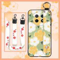 sunflower Fashion Design Phone Case For Huawei Enjoy 60X Waterproof Wristband Soft armor case Original Kickstand ring