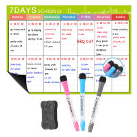 Kids Magnetic Dry Erase Planner Board for Refrigerator A3 Magnetic Whiteboard Family Organize to do List Toy Gifts