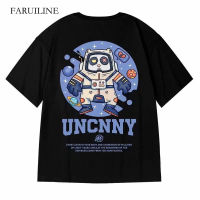 FARUILINE STORE MEN025 เสื้อยืดแขนสั้นผู้ชาย เสื้อแฟชั่นผช ทรงโอเวอร์ไซส์ ลุคสตรีท