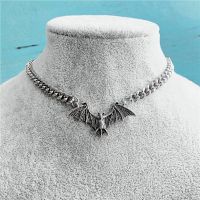 【DT】hot！ Fashion Punk Gothic Bat Chain Necklace for Animals Choker Collar Hip Hop Jewelry