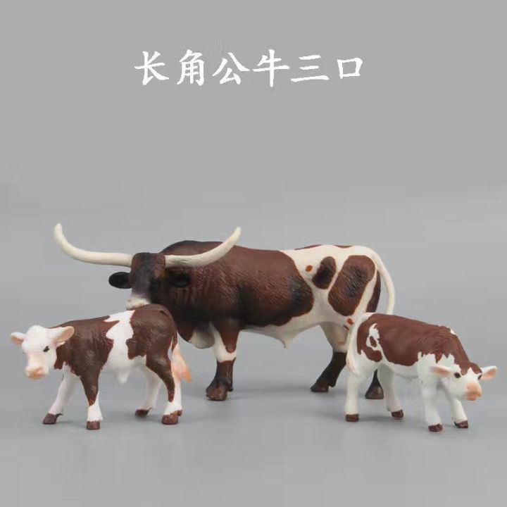 solid-simulation-model-of-farm-animal-suits-cow-buffalo-buffalo-cognitive-model-class-children-toy-cow