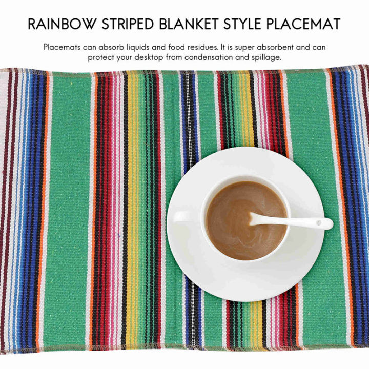 mexican-table-place-mats-mexican-assorted-placemats-mexican-party-wedding-decorations-fringe-blanket-table-runner-12-x-16-inch-random-color-placemats