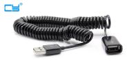 3M/10FT Black USB 2.0 A type male to female stretch data extension CABLE for PC Laptop USB 2.0 Extended line Cable Wires  Leads Adapters