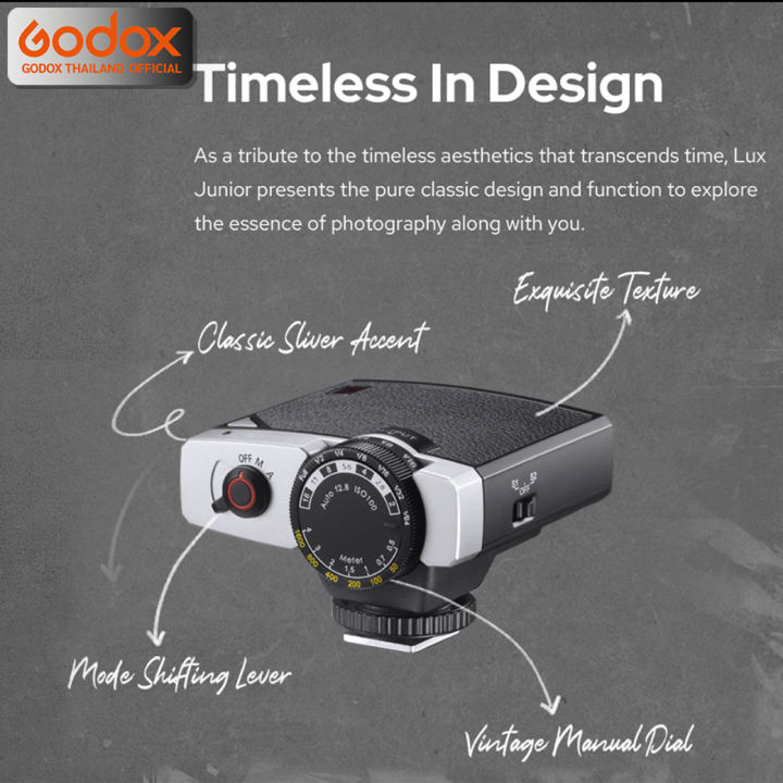 godox-flash-lux-junior-retro-camera-flash-automatic-manual-รับประกันศูนย์-godox-thailand-3ปี