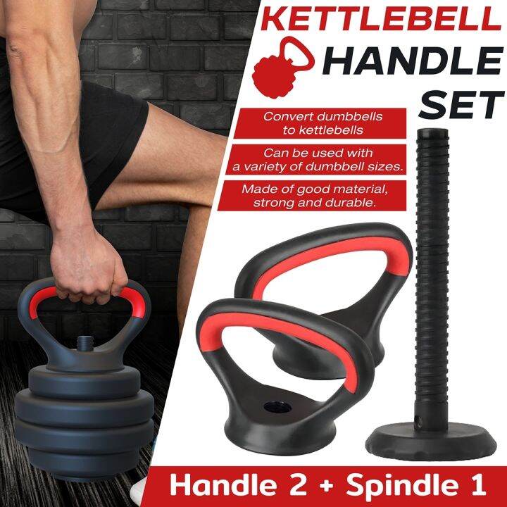 B&G Adjustable Kettlebell Handle for Plates Weights, Multifunctional