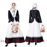 ❈๑ 2020 New European Manor Maid Dress Medieval Pastoral Retro Garden Maid Dress Costume Wholesale