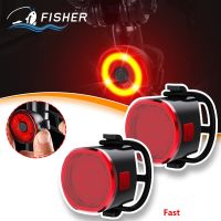 Bicycle Taillight Smart Brake Sensing Light Waterproof LED Charging Cycling Taillight Bike Rear Light Warning Bicycle Tail Light