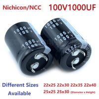 2Pcs/Lot Japan Nichicon/NCC 1000uF 100V 100V1000uF 22x25/30/35/40 25x25/30 Snap-in PSU Amplifier Capacitor