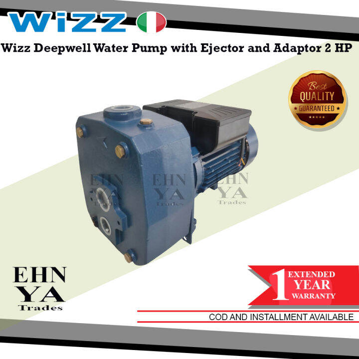 Wizz Deep well Water Pump with Ejector and Adaptor 2HP Packer Type