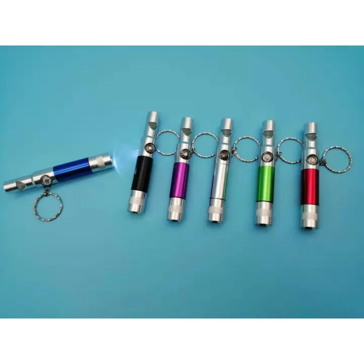 whistle; KEYCHAIN WHISTLE WITH COMPASS KeyChain FlashLight With Laser And UV Light Lazada PH