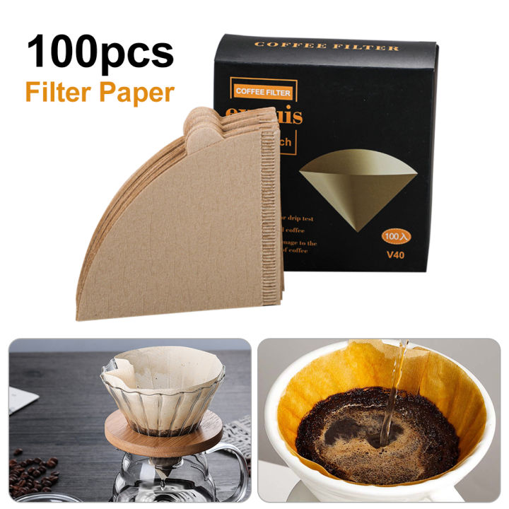 rebrol-เครื่องทำกาแฟใช้แล้วทิ้งทำกาแฟแบบไม่ที่กรองกาแฟทำจากเยื่อกระดาษธรรมชาติกรวยที่กรองกาแฟยกเท