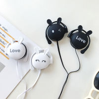 3.5mm Wired Rabbit Headphones With Bass Earbuds Stereo Earphone Music Sport Gaming Headset With Mic For Xiaomi Earphones