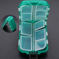 [Pajamas Shop]「COD+มีของพร้อมส่ง」10 กริด / กล่อง Waterproof Hard Fishing Tackle Box Case Hooks Lures Baits Storage Box