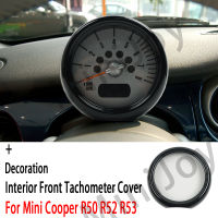 กลอสสีดำด้านหน้า T Achometer ปกสติ๊กเกอร์สำหรับ Mini Cooper S R50 R52 R53ภายในออโต้คาร์-อุปกรณ์จัดแต่งทรงผม