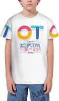 Occupational Therapy Awareness Month T- Shirt Short Novelty for Boys and Girl