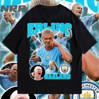 NRR (เสื้อเฮีย) เสื้อ Haaland Mancity สกรีน DTG คมชัด  cotton 100% จัดส่งออกภายใน 2-3 วัน