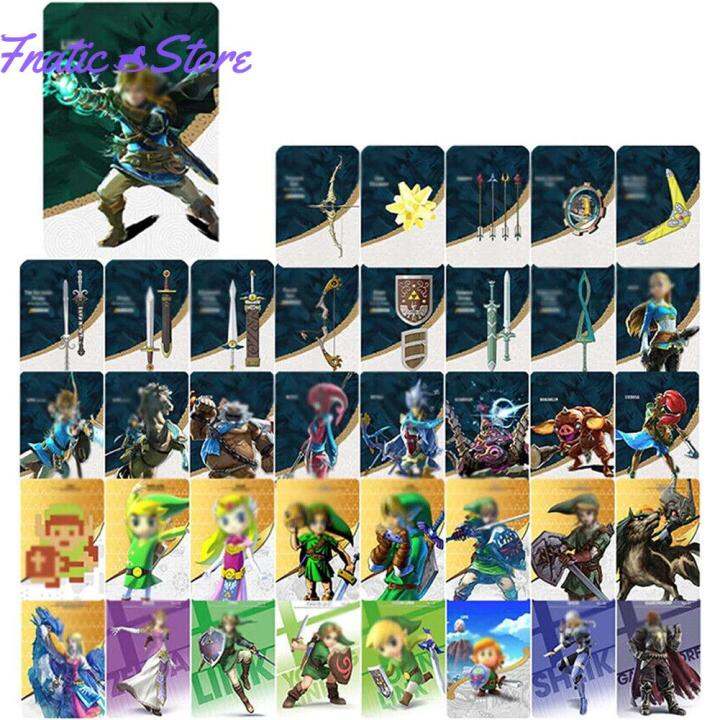 Zelda Amiibos Cards NFC Chip The Legend of Zelda Card Breath of The