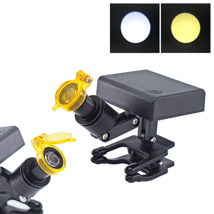 Wireless 5W Headlight Headlamp Portable For Dental Loupes Lab Loupe