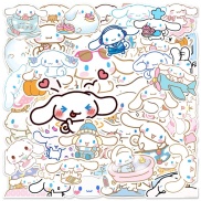 Bộ 50 Miếng Dán Chống Thấm Nước BY2 YB2 Họa Tiết graffiti Sanrio Cinnamon