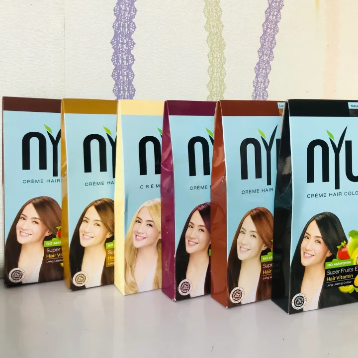 Nyu Hair Colors Pewarna Rambut Nyu Box Lazada Indonesia