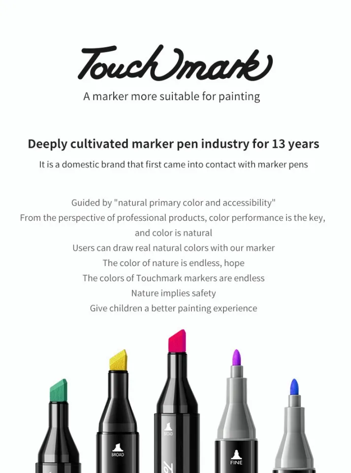 12-80 Colors Paint Marker Art Marker Alcohol Felt Pen Sketching Marker Dual  Tip Art Marker School Supplies Drawing Pen with Bag