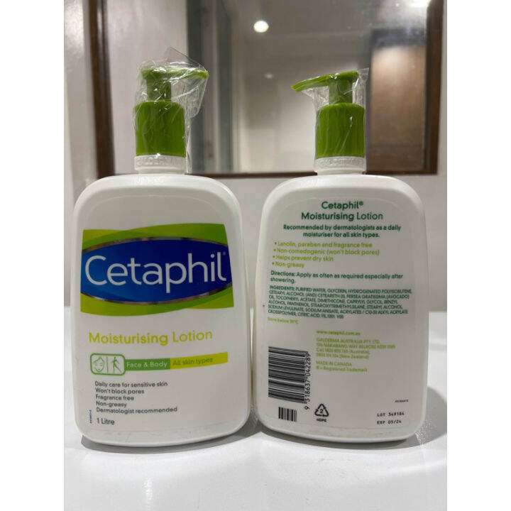 cetaphil moisturing lotion 1L pump♛ Lazada PH
