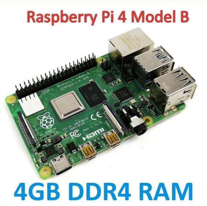 Raspberry Pi 4 Model B (4GB) + 1 Yr Warranty | Lazada