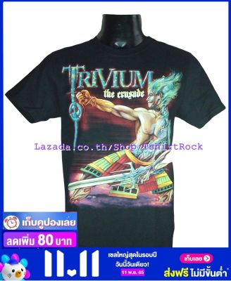 เสื้อวง TRIVIUM ทริเวียม ไซส์ยุโรป เสื้อยืดวงดนตรีร็อค เสื้อร็อค  TVM1059 ส่งจากไทย