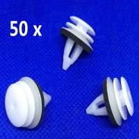 50x สำหรับ BMW Interior Plastic Trim Clips-แผงประตูด้านหน้าและด้านหลัง Fascialining