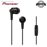 【หูฟัง】 Pioneer Se-C3T หูฟังพร้อมไมโครโฟน - สีดํา gift