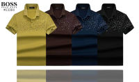 2023 New Original Hugo Boss Regular-Fit Short-sleeved Cotton Shirt Casual Fashion Mens Polo Sport Shirts M-3XL 16