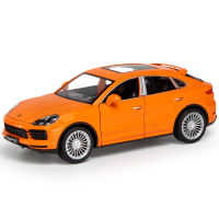 1:24 Porsche Cayenne จำลองรถรุ่นเด็กเสียงและแสงดึงกลับรถออฟโรดของเล่นเด็กของเล่นวันเกิดของขวัญ